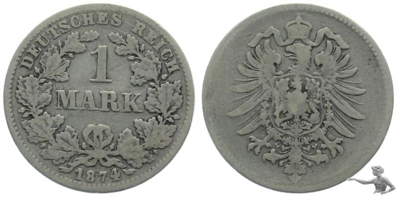 Deutsches Kaiserreich 1 Mark 1874